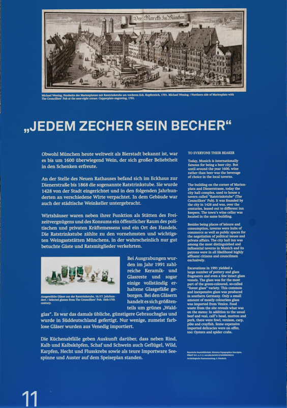 Archäologie München - Tafel 11 – Denkmal/Kunstwerk in München