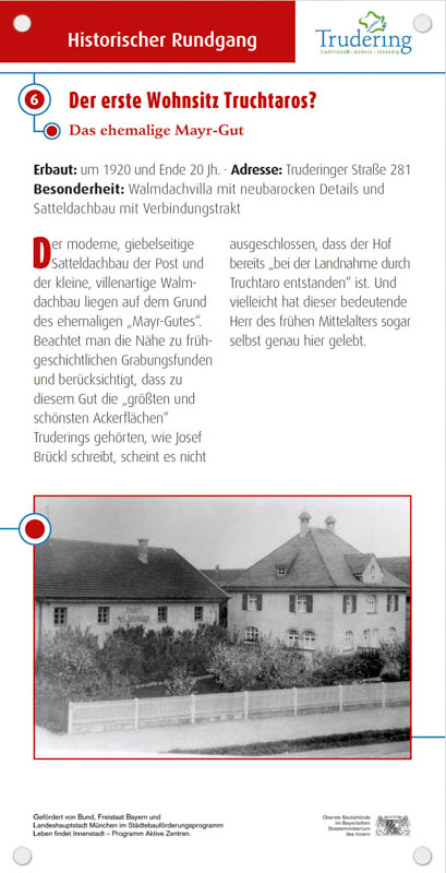 Das ehemalige Mayr-Gut – Denkmal/Kunstwerk in München