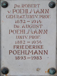 Urnengrab - August Poehlmann, Robert Poehlmann – Foto aus München
