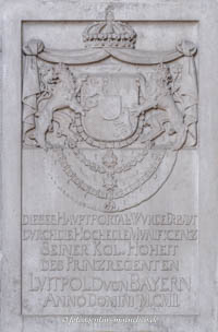 Gedenktafel - Prinzregent – Foto aus München