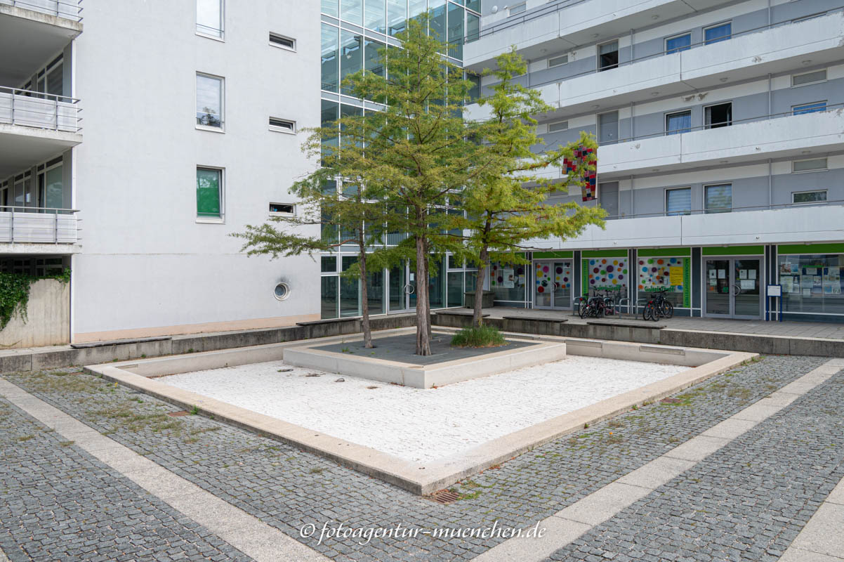 Quartier-Brunnen – Denkmal/Kunstwerk in München