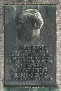 Gedenktafel - Alred Drexel – Foto aus München