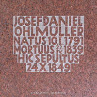 Gerhard Willhalm – Bodengednkplatte - Josef Daniel Ohlmüller