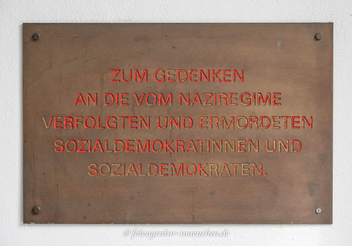 Gedenktafel - SPD-Verfolgte – Denkmal/Kunstwerk in München