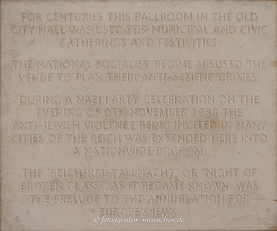 Gedenktafel - Reichnsprogromnacht – Denkmal/Kunstwerk in München