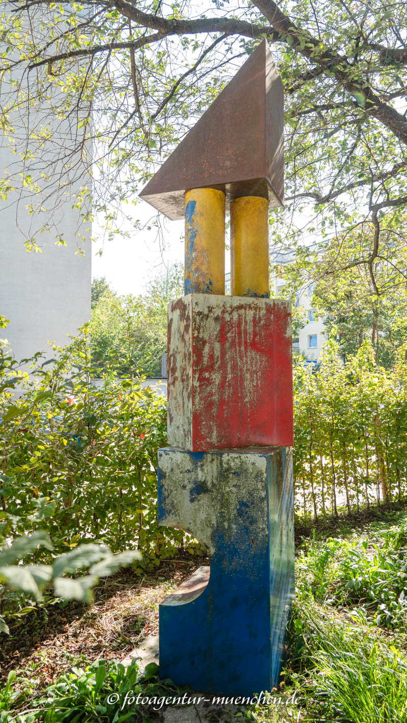 Bauklötze – Denkmal/Kunstwerk in München