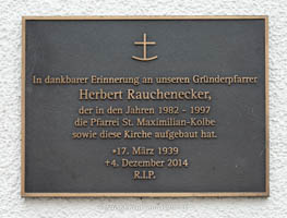 Gedenktafel - Herbert Rauchenecker – Foto aus München