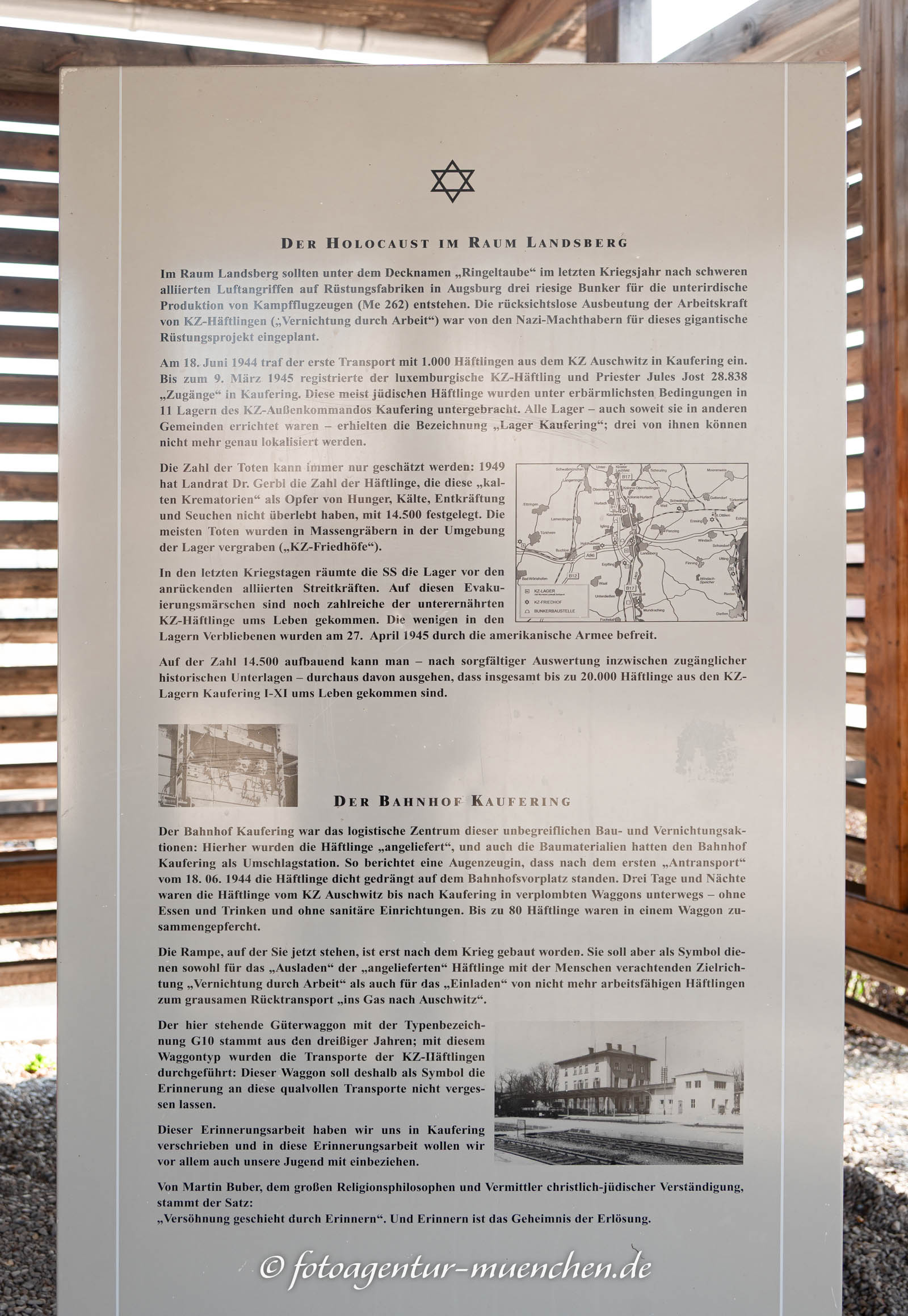 Gedenkort Rampe - Infotafel