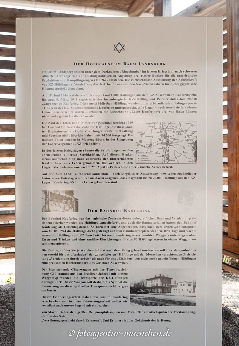 Gedenkort Rampe - Infotafel