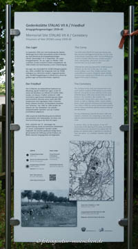 Gerhard Willhalm – STALAG VII A Gedenkstätte - Infotafel