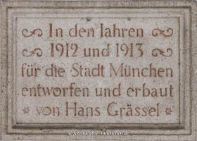 Gedenktafel - Hans Grässel – Foto aus München