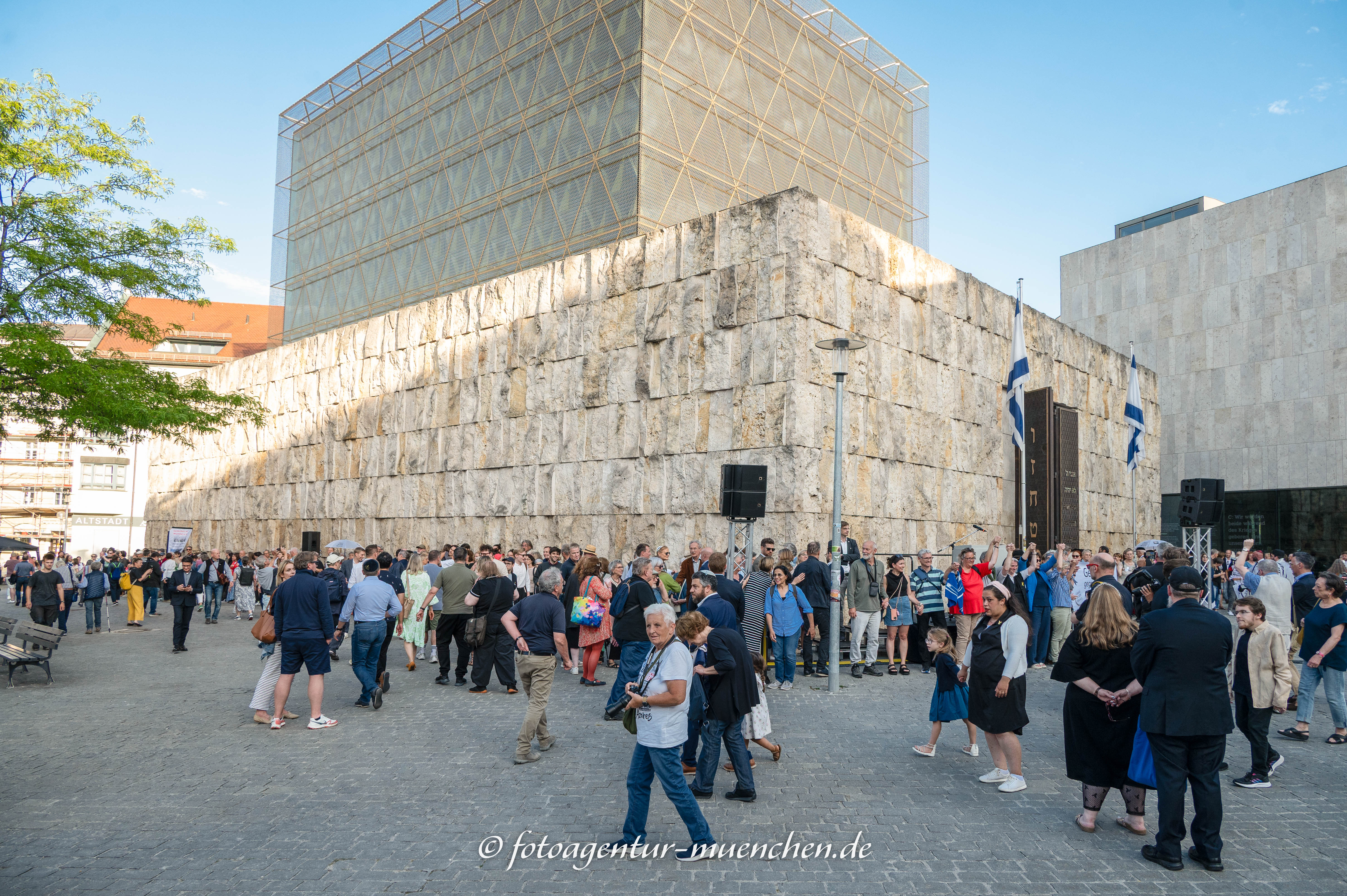 Bewachung der Münchner Synagoge 