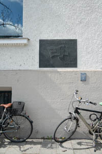 Gedenktafel - Rudolf Hesse – Foto aus München