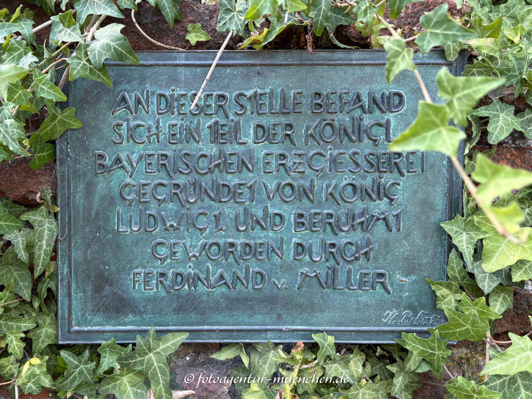 Gedenktafel - Erzgießerei – Denkmal/Kunstwerk in München