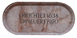 Mariensäule - Inschrift