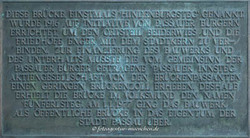  – Gedenktafel  - Fünferlsteg