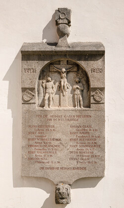 Kriegerdenkmal: Kriegergedenktafel - Erster Weltkrieg