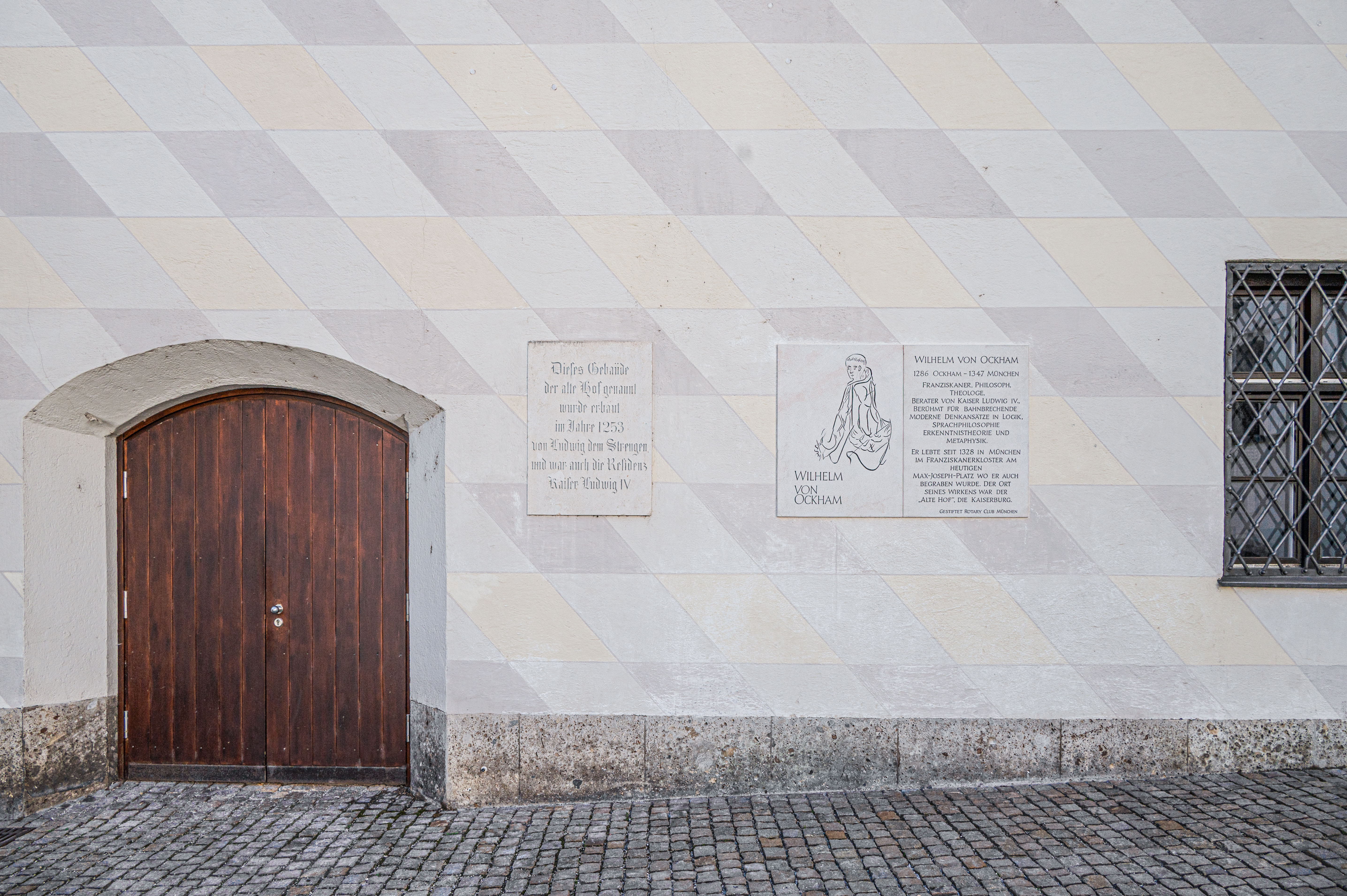 Gedenktafel - Wilhelm von Ockham