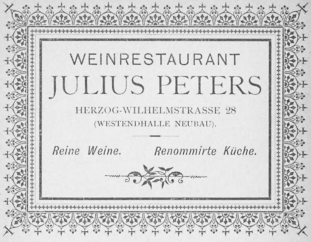 Weinrestaurant Julius Peters