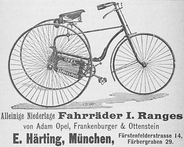 Alleinige Niederlage Fahrräder I. Ranges