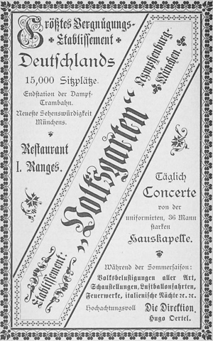 Volksgarten  Nymphenburg, München