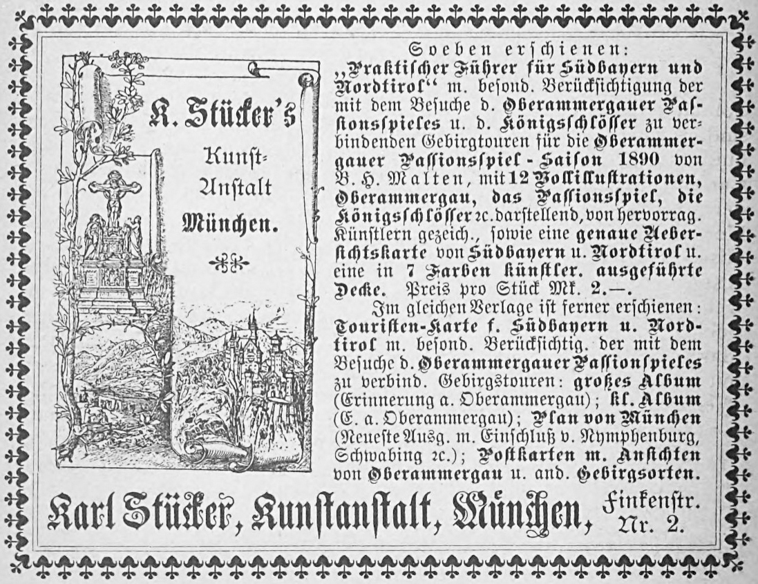 Praktischer Führer für Südbayern und Nordtirol