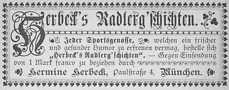 Herbeck’s Radlerg’schichten