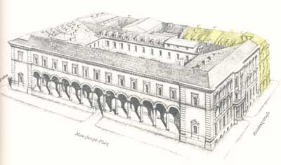 Ansicht von 1939, gemalt von Gustav Schneider