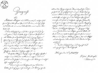 Ende Tätigkeit bei Staubwasser - Zeugnis