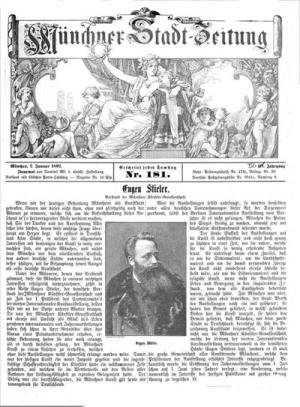  – Münchner Stadtzeitung  -1892 (181-207)