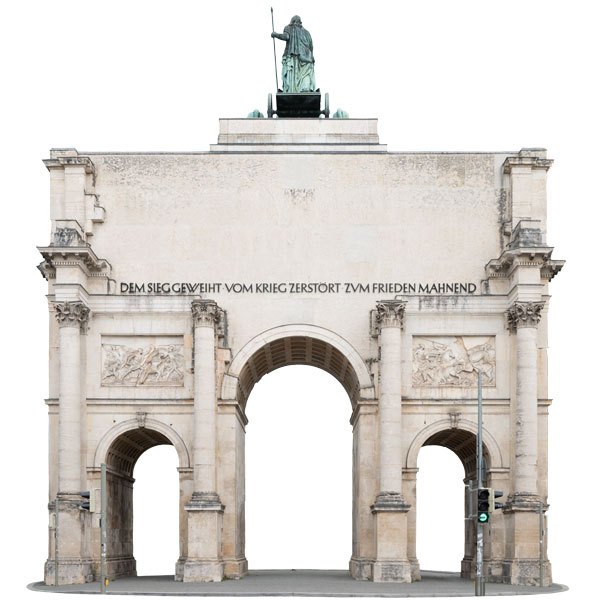 Siegestor - Rückansicht