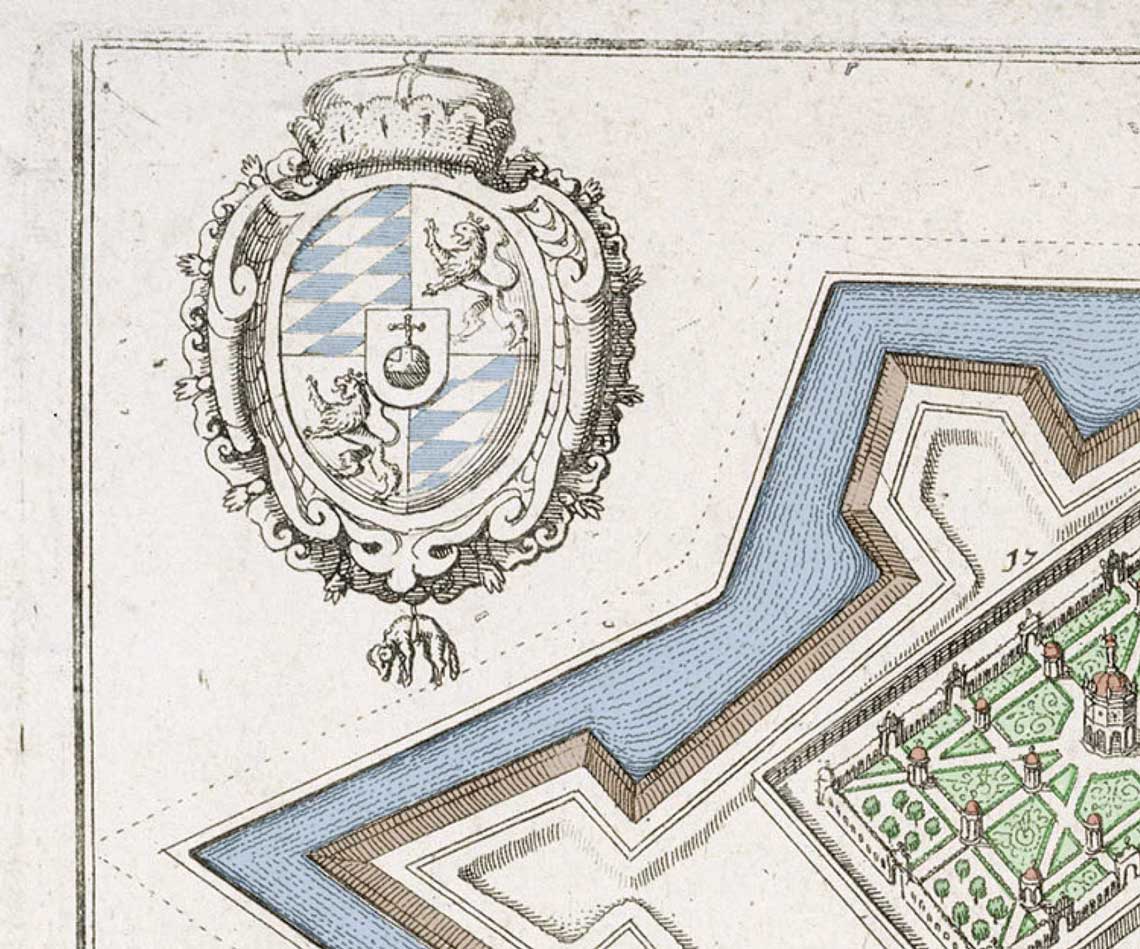 Karte nach Merian